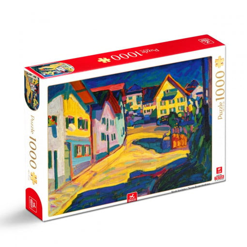 Puzzle Wassily Kandinsky - Puzzle adulți 1000 piese - Murnau Burggrabenstrasse