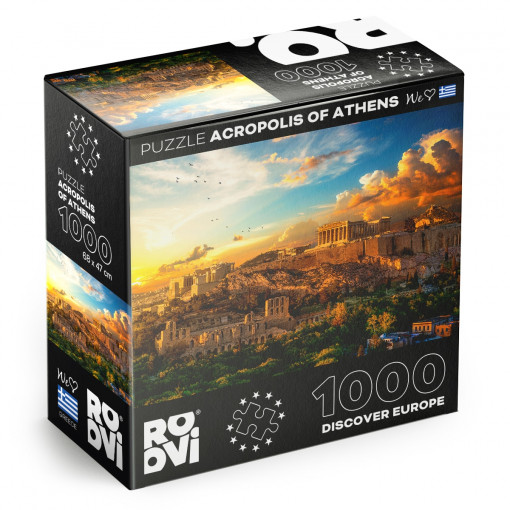 Puzzle Acropolis of Athens, Greece - Puzzle adulți 1000 piese - Discover Europe