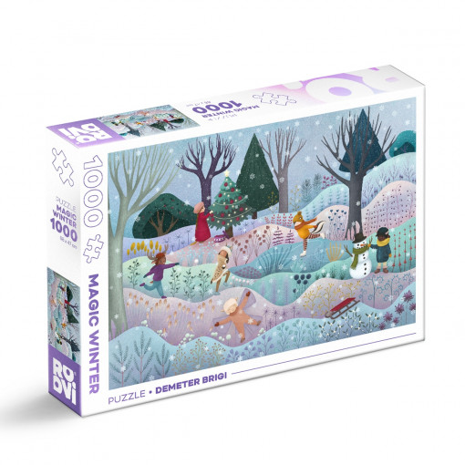 Puzzle Demeter Brigi - Magic Forest, Winter - Puzzle adulți 1000 piese