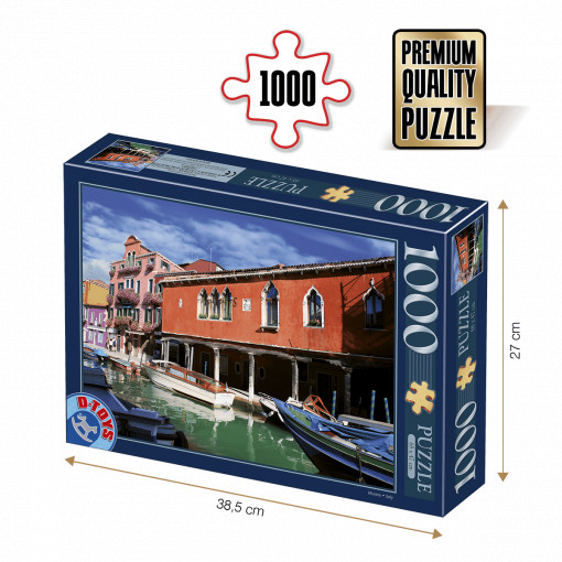 Puzzle Murano, Italia - Puzzle adulți 1000 piese - Peisaje de zi