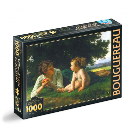 Puzzle William-Adolphe Bouguereau - Puzzle adulți 1000 piese - Temptation