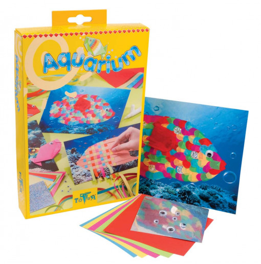 Set Aquarium - Set creativ din hârtie cu tematică marină