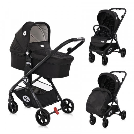 Carucior Set, Patrizia, cos landou individual inclus, Black