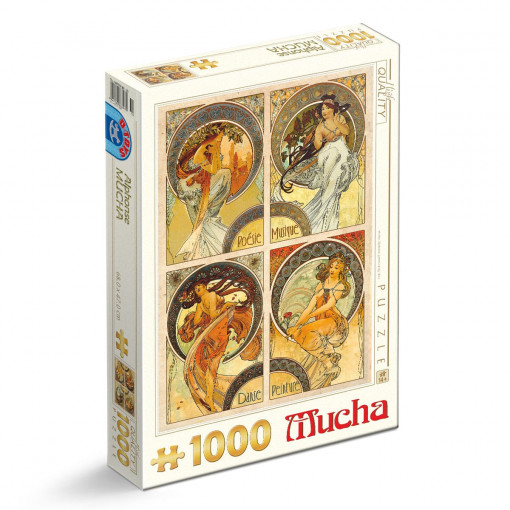 Puzzle Alphonse Mucha - Puzzle adulți 1000 piese - Arts/Arte