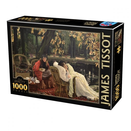 Puzzle James Tissot - Puzzle adulți 1000 piese - A Convalescent