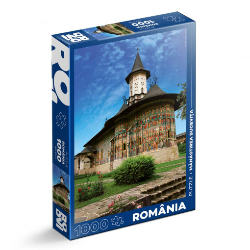 Puzzle Mănăstirea Sucevița - Puzzle adulți 1000 piese - Imagini din România