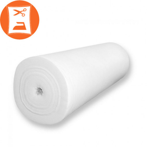 Rola insertie broderie termoadeziva Soft Type Fusible, 1.1 m x 45.5 m, Hugo Stoff 80SP