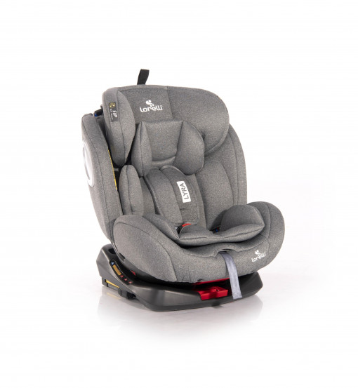 Scaun auto Lyra Isofix, rotativ 360 grade, 0-36 kg, Grey