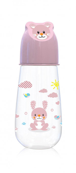 Biberon Character Hood 125 ml ANIMALE, Pink