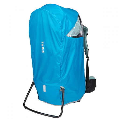 Husa de protectie ploaie pentru rucsacuri transport copii, Thule, Sapling Child Carrier, Albastru deschis