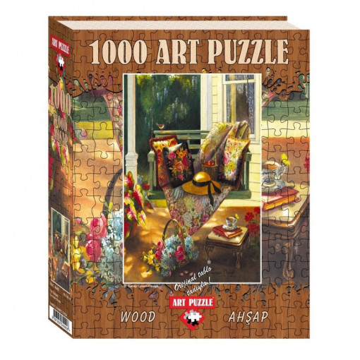 Puzzle 1000 piese - din lemn Summer Shade-SANDY LYNAM CLOUGH