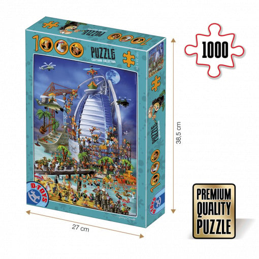 Puzzle Dubai - Puzzle adulți 1000 piese - Cartoon Collection