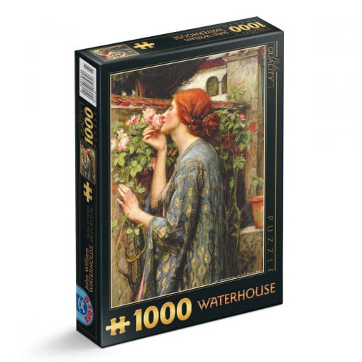 Puzzle John William Waterhouse - Puzzle adulți 1000 piese - The Soul of the Rose