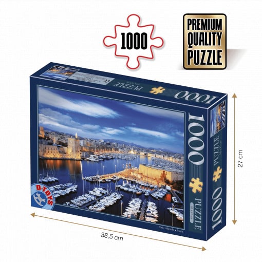 Puzzle Marseille, Franța - Puzzle adulți 1000 piese - Peisaje de zi