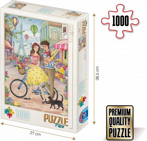 Puzzle Paris - Puzzle adulți 1000 piese - Groos Zselyke