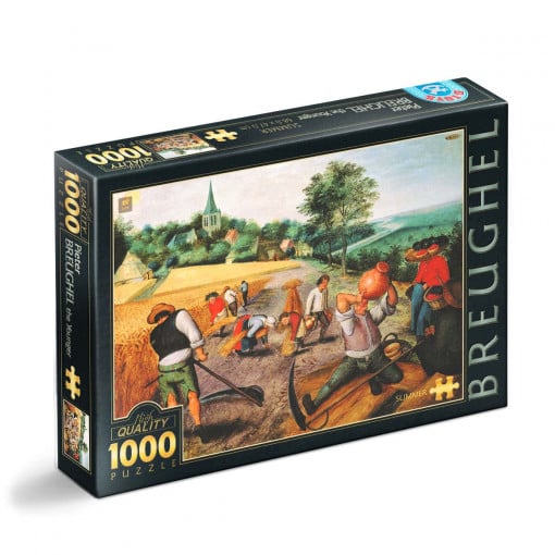 Puzzle Pieter Brueghel cel Tânăr - Puzzle adulți 1000 Piese - Summer/Vara