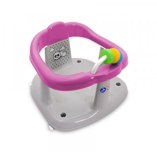 Scaun de baie pentru bebe, antiderapant, Panda , Pink