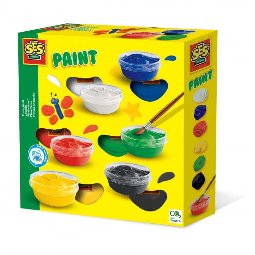 Set acuarele pasta pentru copii (guase)