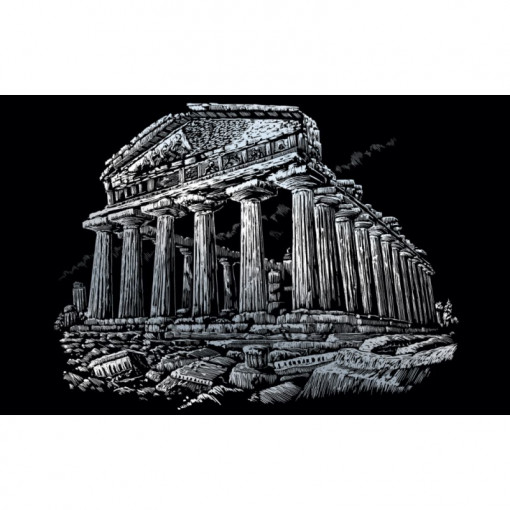 Set gravura - locuri celebre-Parthenon 29x39cm