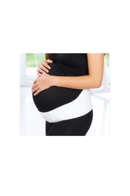 Centura abdominala pentru sustinere prenatala BabyJem Pregnancy (Marime: M, Culoare: Negru)