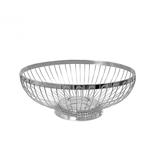 Cos oval pentru servire, inox, 29x20cm - Zokura