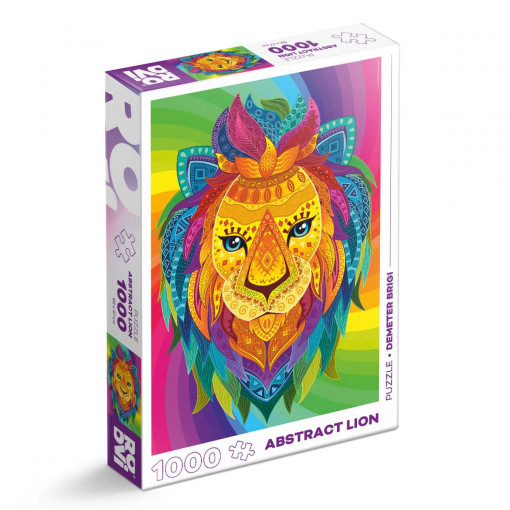 Puzzle Abstract Lion - Puzzle adulți 1000 piese