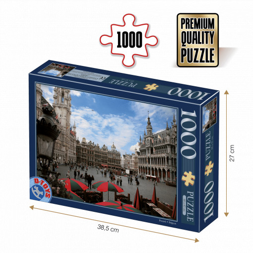 Puzzle Bruxelles - Puzzle adulți 1000 piese - Locuri Celebre