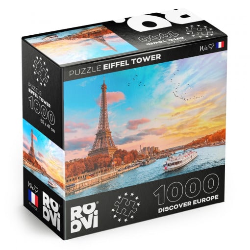 Puzzle Eiffel Tower, Paris, France - Puzzle adulți 1000 piese - Discover Europe