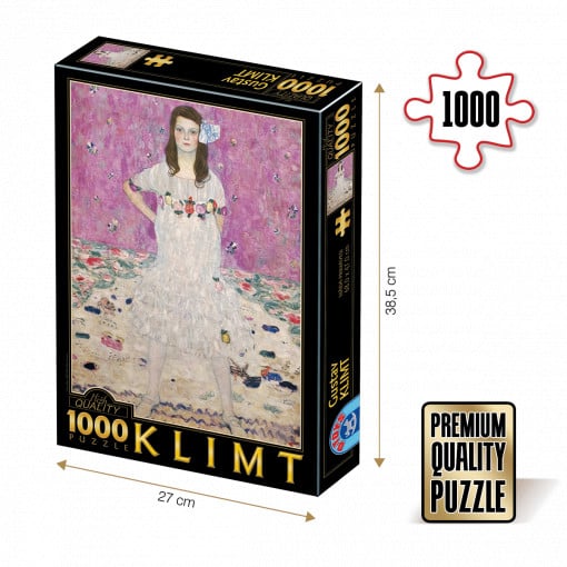 Puzzle Gustav Klimt - Puzzle adulți 1000 piese - Mäda Primavesi