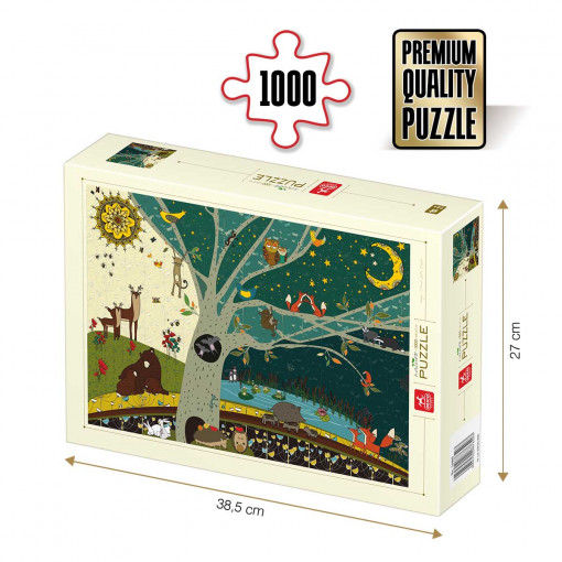 Puzzle Nature - Day and Night - Puzzle adulți 1000 piese