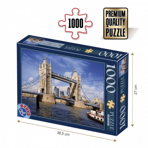 Puzzle Tower Bridge - Puzzle adulți 1000 piese - Locuri Celebre