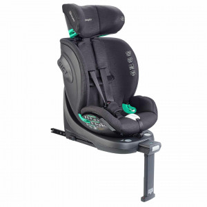 BabyGo - Scaun auto rotativ Prime 360, Black, 40-150 cm, certificat R129 - Img 3