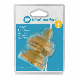 Bebe Confort Set 2 Tetine Latex GL EMOTION S1 0-12L - Img 2