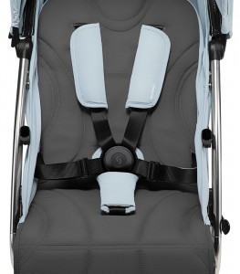 Carucior sport pliabil Skiddou Mikkeli Sky high, ultracompact pentru calatorii, Bleu