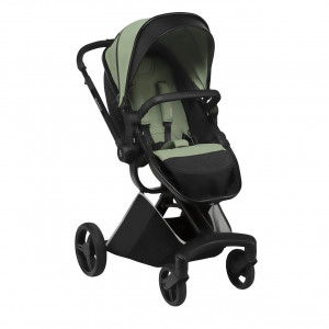 Carucior transformabil 2 in 1 Skiddou Nasjo, Wild climber, Verde