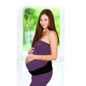 Centura abdominala pentru sustinere prenatala BabyJem Pregnancy (Marime: L, Culoare: Negru)