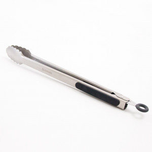 Cleste inox pentru gratar 35 cm - Zokura - Img 2