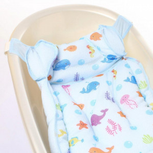 Hamac din spuma pentru cadita BabyJem Ocean Baby (Culoare: Alb)