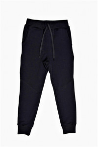 Jogger bumbac Brumy B041 french terry negru , 122 cm , 7 ani - Img 3