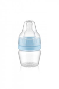 Mini biberon 2 in 1 Cana si biberon din sticla BabyJem 30 ml (Culoare: Gri)