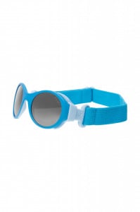 Ochelari de soare pentru copii MOKKI Click & Change, protectie UV, bleu, 0-2 ani, set 2 perechi