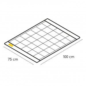 Paturica si prosop 2 in 1 nou nascut Skiddou Teppi, 100% bumbac, Gri deschis, 75x100cm