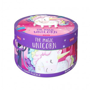 Puzzle (30 piese) cu carte - Unicorn - Img 1