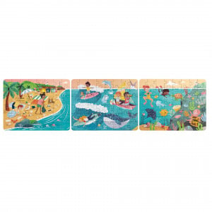 Puzzle pentru copii Prietenii Oceanului (3 in 1) si joc storytelling - Img 1