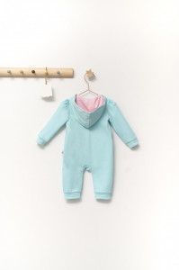 Salopeta pentru bebelusi Scufita rosie, Tongs baby (Marime: 0-3 Luni, Culoare: Corai)