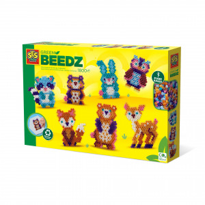 Set creativ Green Beedz – Margele de calcat Animale din padure - Img 1