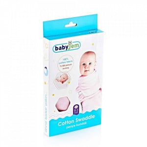 Sistem de infasare din bumbac 0-3 luni BabyJem Swaddle (Culoare: Ecru)