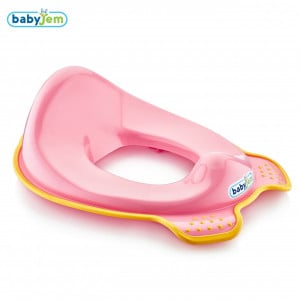 Adaptor colac WC copii BabyJem (Culoare: Roz)