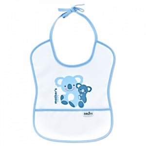 Baveta impermebila pentru copii BabyJem Small (Culoare: Bleu)