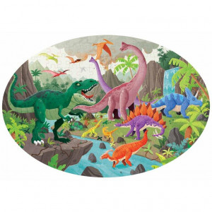 Cunoaste, invata si exploreaza - Puzzle Dinozauri (205 piese) - Img 3